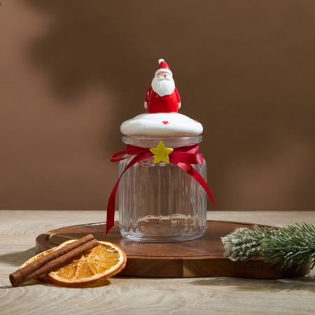 Емкость для хранения Christmas jam, дед мороз