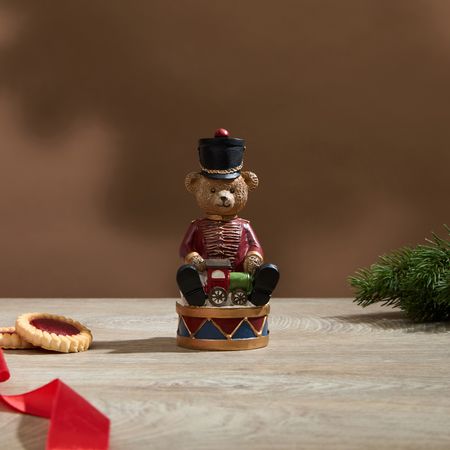 Статуэтка Тедди барабанщик/Teddy drum