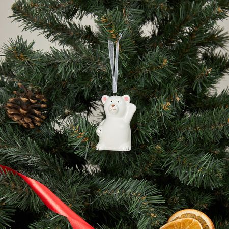 Елочная игрушка Сахарный медведь/Sugarbear елочная игрушка домашняя кухня лошадь и дед мороз 6 8x6 4 см дерево белый