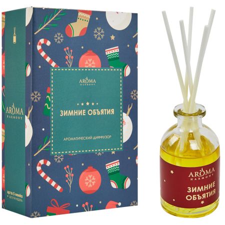 Диффузор-открытка Aroma Harmony зимние объятия 50 мл