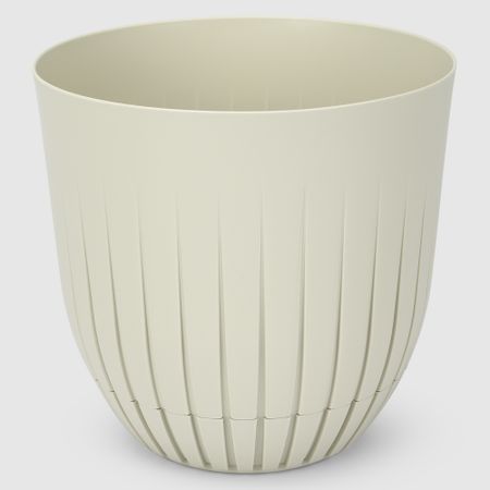 Горшок для цветов Alya Plastik line d16 см 2.2л светло-бежевый