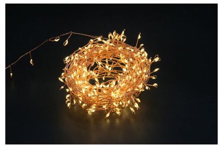 Гирлянда электрическая Actuel Снежинки 720 LED теплый белый, 20 м