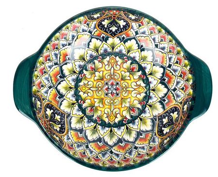 Салатник с ручками Nouvelle Home Arabesque, 25х20,5х6 см