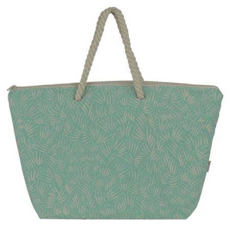 Сумка пляжная Airport бирюзовая, 53x18x34 см