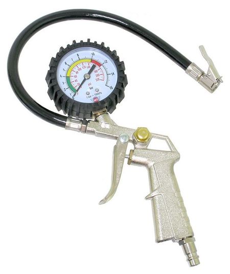 Пистолет для подкачки колес М5 с манометром