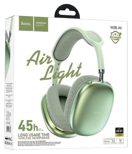 Наушники Hoco W35 Air Triumph зеленые