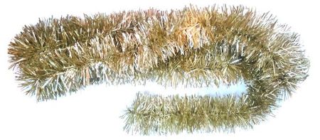 Мишура Зимняя сказка Новогоднее настроение бронзовая d 7 см, 2 м