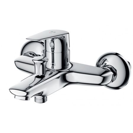 Смеситель для ванны AM.PM Joy хром однорычажный с коротким изливом без лейки (F85E10000)