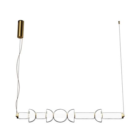 Светильник светодиодный подвесной Maytoni Cosmo 3000К 39 Вт 19,5 кв.м латунь IP20 (MOD210PL-L39BS3K) бельгийские гобелены подвесной стержень телескопический карниз 1 1 2 0 метров