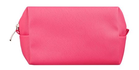 Гурмандиз Косметичка Сафьяновая Квадратная Фуксия