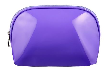 Гурмандиз Косметичка Лаковая Лиловая Средняя