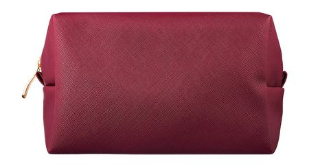 Гурмандиз Косметичка Сафьяновая Квадратная Бордовая