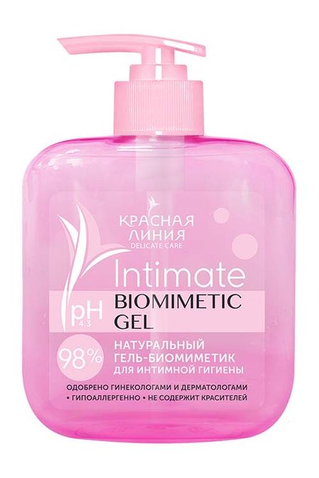 Красная Линия Натуральный гель для интимной гигиены НЕЖНОСТЬ И КОМФОРТ 300мл