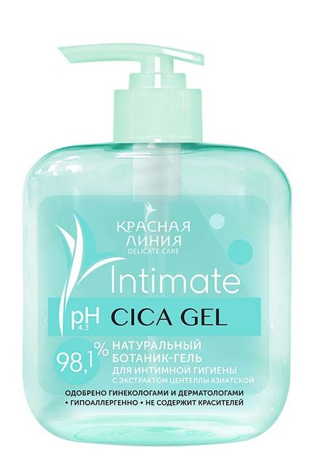 Красная Линия Натуральный ботаник-гель для интимной гигиены УВЛАЖНЕНИЕ И КОМФОРТ 300мл