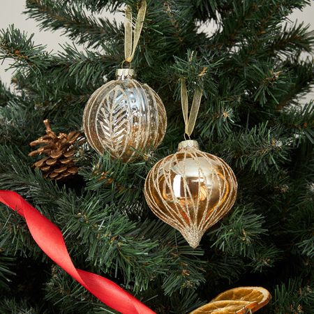 Набор елочных игрушек Изобилие/Sfarzo елочных игрушек 6 5x24 см   20 шт