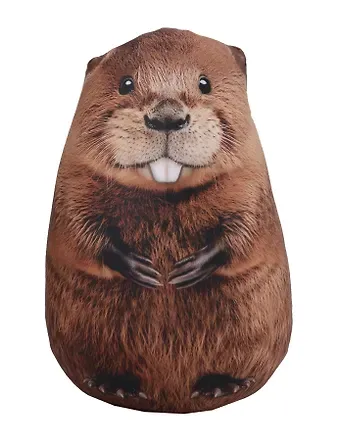 Подушка декоративная антистресс Бобёр (30х20) (АН2025-20)