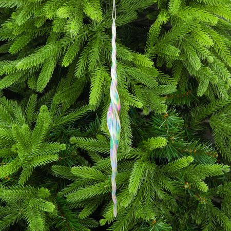 Украшение Yancheng Shiny стеклянное сосулька 2,3x30 см