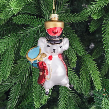 Игрушка ёлочная Yancheng Shiny украшение стеклянное мышонок людмила васильевна доманская как мышонок мурик норку искал