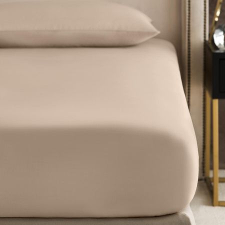 Простыня на резинке Togas Авари бежевая 180х200+30 см