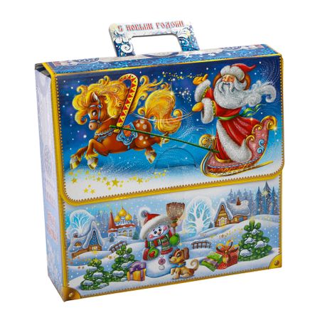 Подарок Подари портфель зимний 1000 г портфель а4