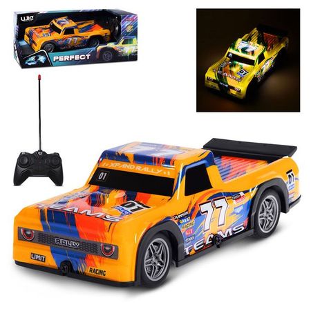 Гоночная машинка Youjie Toys на радиоуправлении с 3D подсветкой корпуса