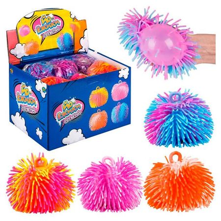 Игрушка-антистресс 1TOY Шар Йо-Ёжики со светом, 15 см в ассортименте