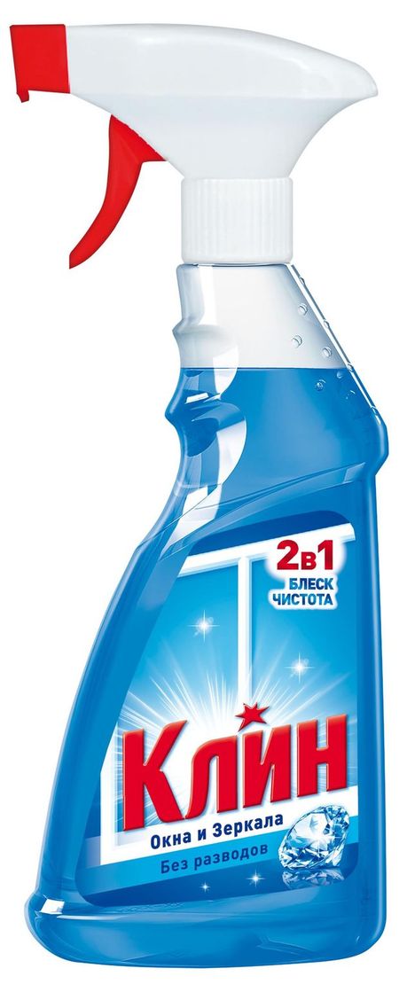 Средство для мытья окон Клин Кристалл, 500 мл