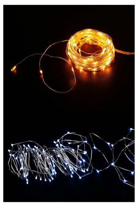 Гирлянда электрическая Actuel Роса 100 LED 9,9 м, 1 шт в ассортименте