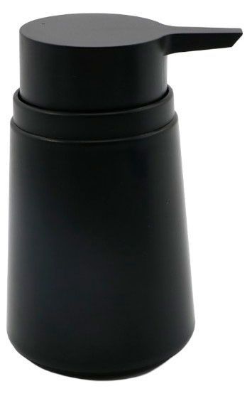 Дозатор для жидкого мыла Actuel черный, 8x8х13,2 см