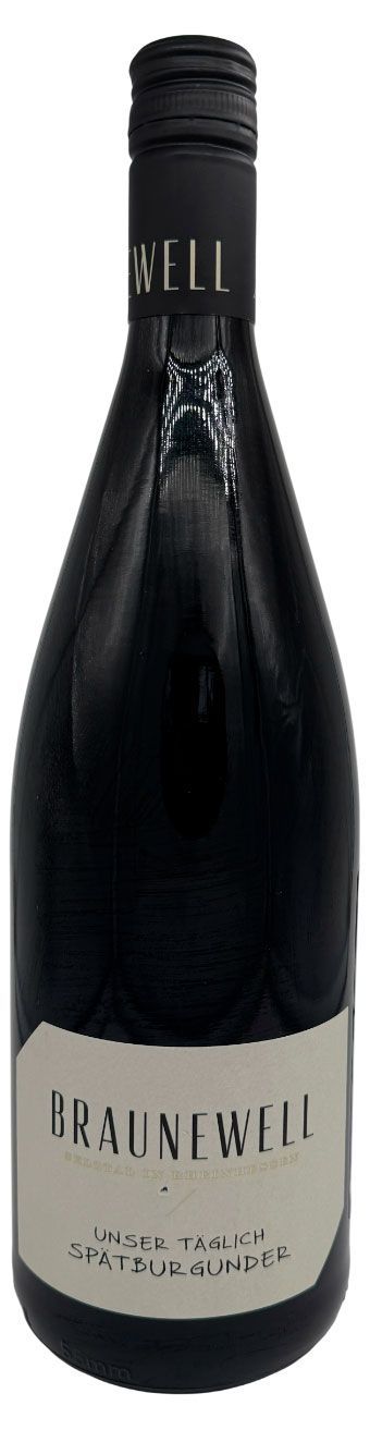 Вино Braunewell Unser Taglich Spatburgunder красное сухое Германия, 1 л