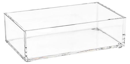 Органайзер-лоток Actuel прозрачный большой, 16x9,6x4,8 см