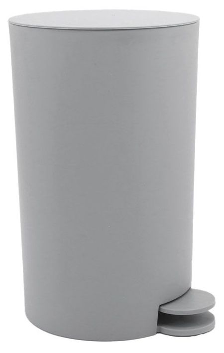 Ведро для мусора Actuel с педалью серое, 5 л