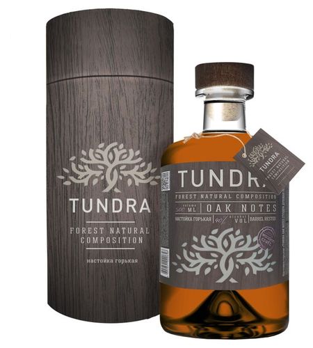 Настойка горькая Tundra Forest дубовая выдержанная Россия, 0,5 л леонид николаевич кутуков горькая истина записки и очерки