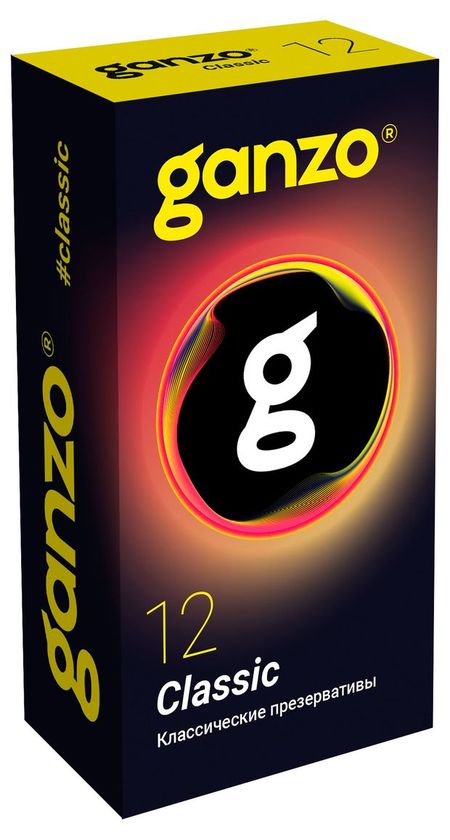 Презервативы Ganzo классические Великобритания, 12 шт