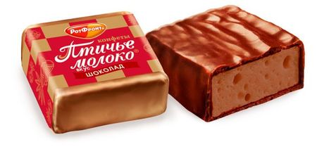 Конфеты Рот Фронт Птичье молоко шоколад, вес