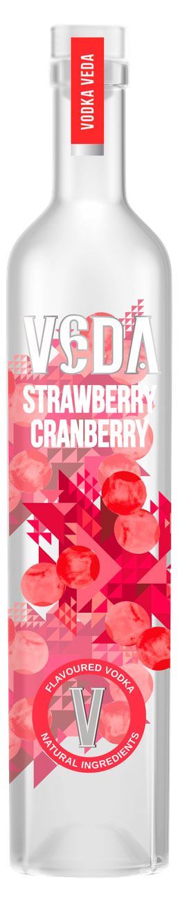 Настойка Veda Strawberry&Cranberry Россия, 0,5 л