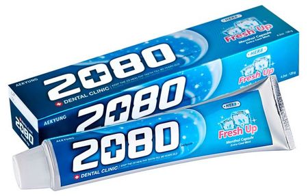 Зубная паста Dental Clinic 2080 Fresh Up Toothpaste Освежающая, 120 г