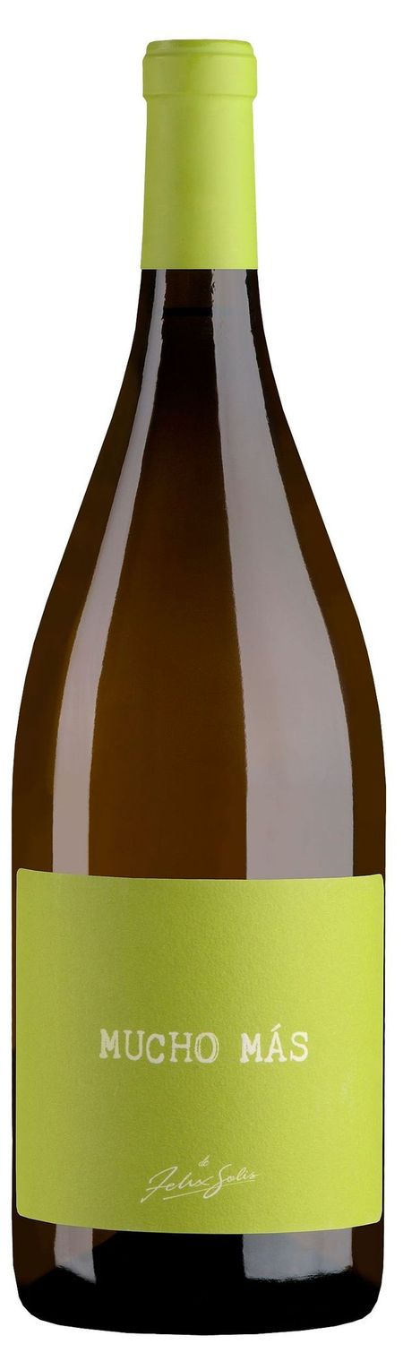 Вино Mucho Mas белое полусухое Испания, 1,5 л