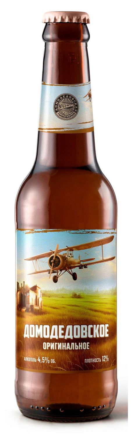Пиво Домодедовская пивоварня Домодедовское оригинальное светлое фильтрованное, 450 мл