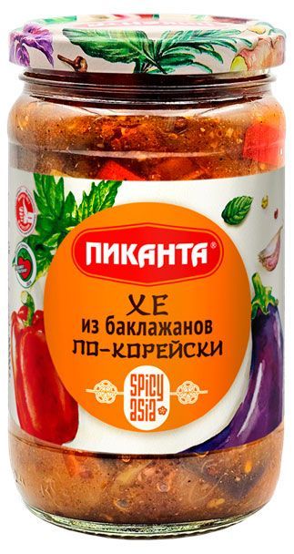 Закуска Пиканта Хе из баклажанов по-корейски, 360 г