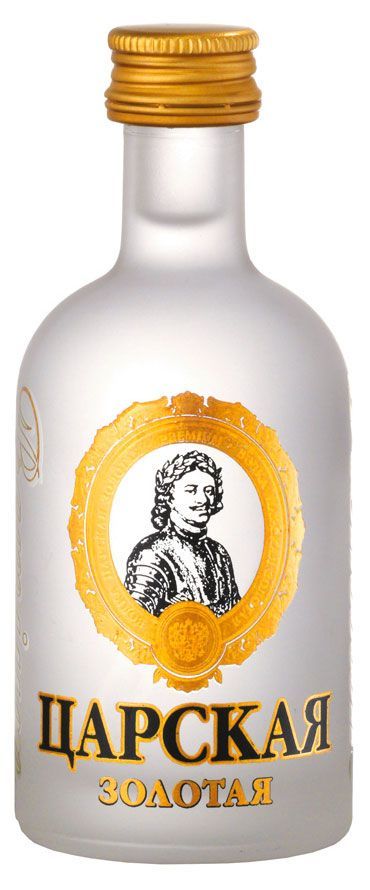 Водка ЦАРСКАЯ Золотая Россия, 0,05 л