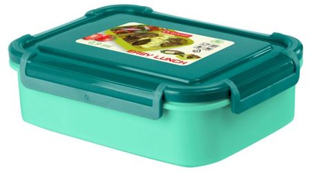 Ланч-бокс Архимед герметичный бирюзовый, 900 мл