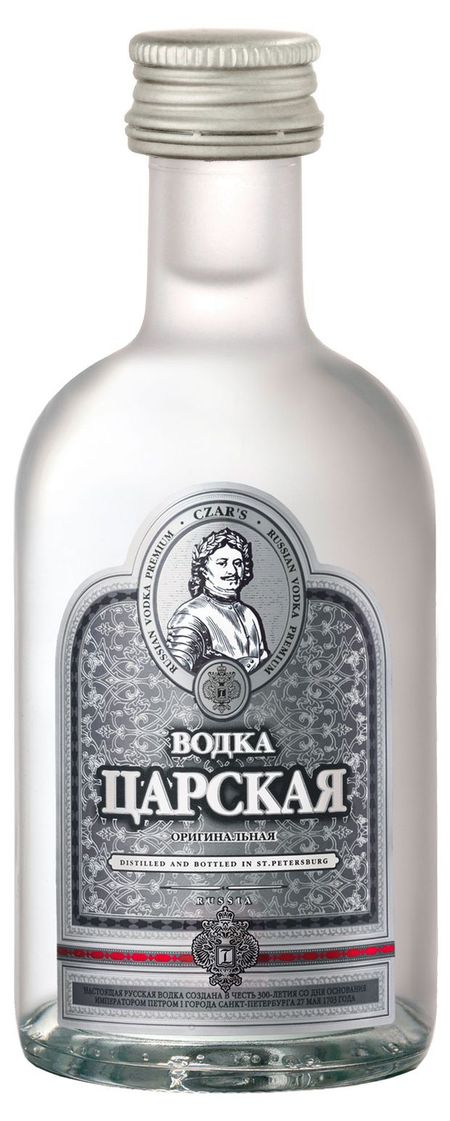 Водка ЦАРСКАЯ Оригинальная Россия, 0,05 л