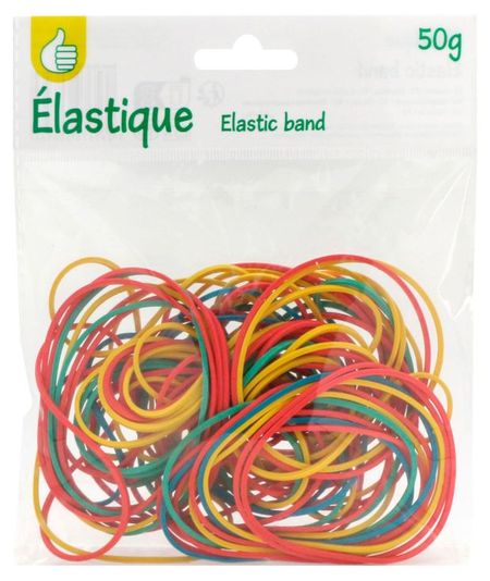 Резинки канцелярские Каждый день разноцветные, 50 г