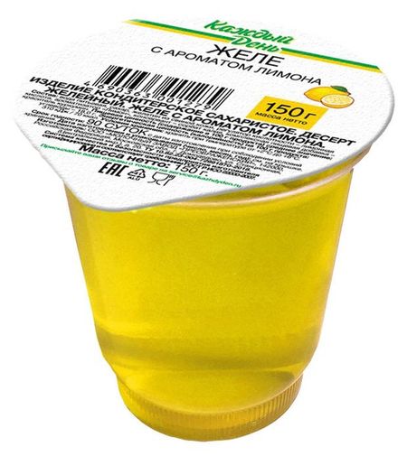 Желе Каждый день с ароматом лимона, 150 г