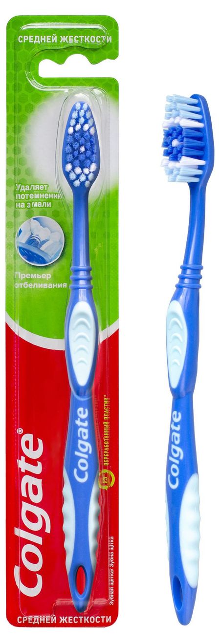 Зубная щетка Colgate Премьер отбеливания средней жесткости Вьетнам