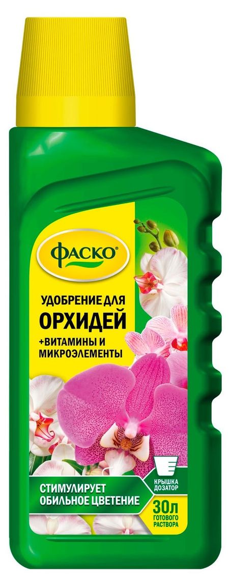 Удобрение Фаско Цветочное счастье Для орхидей минеральное, 285 мл