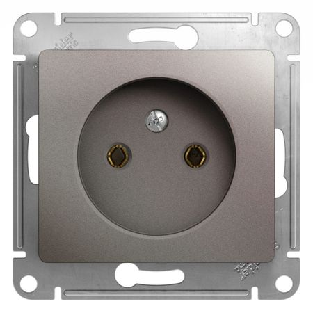 Розетка Systeme Electric Glossa встраиваемая платина (GSL001241)