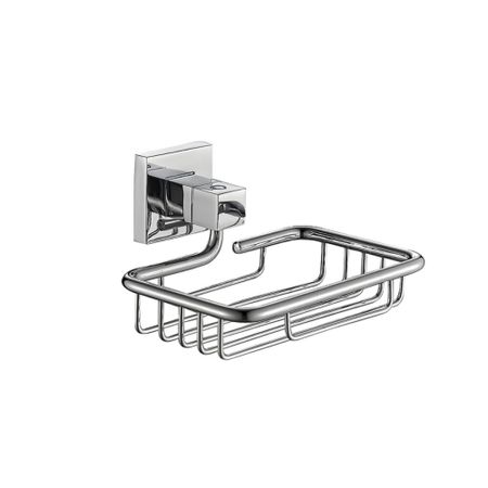 Мыльница для ванной Haiba HB8602-1 с держателем металл хром (550584)
