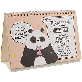 Пандыч-планнер 130*200 26л картон.обл, офсет, на спирали, европодвес